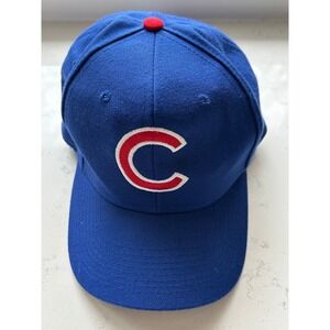 Chicago Cubs MLB Baseball Cap Blue Red White 'C' Logo Adjustable OSFM by Logo 7